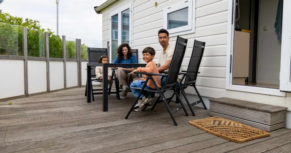 Chalet terras duinoord gezin