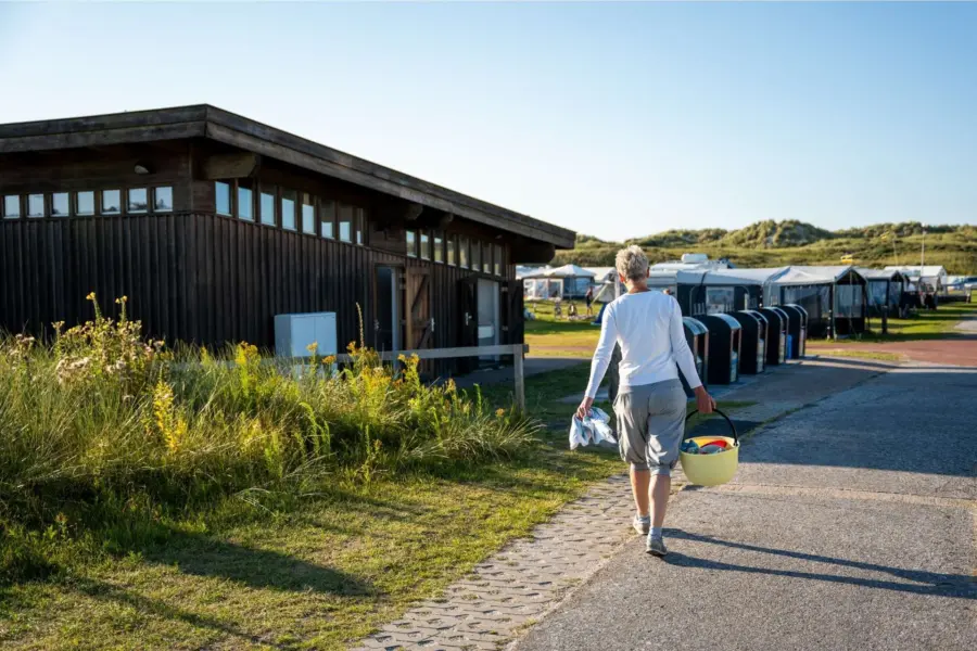 Sanitair camping kamperen