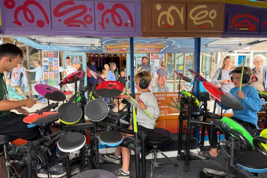 Drum party kinderen animatie duinoord