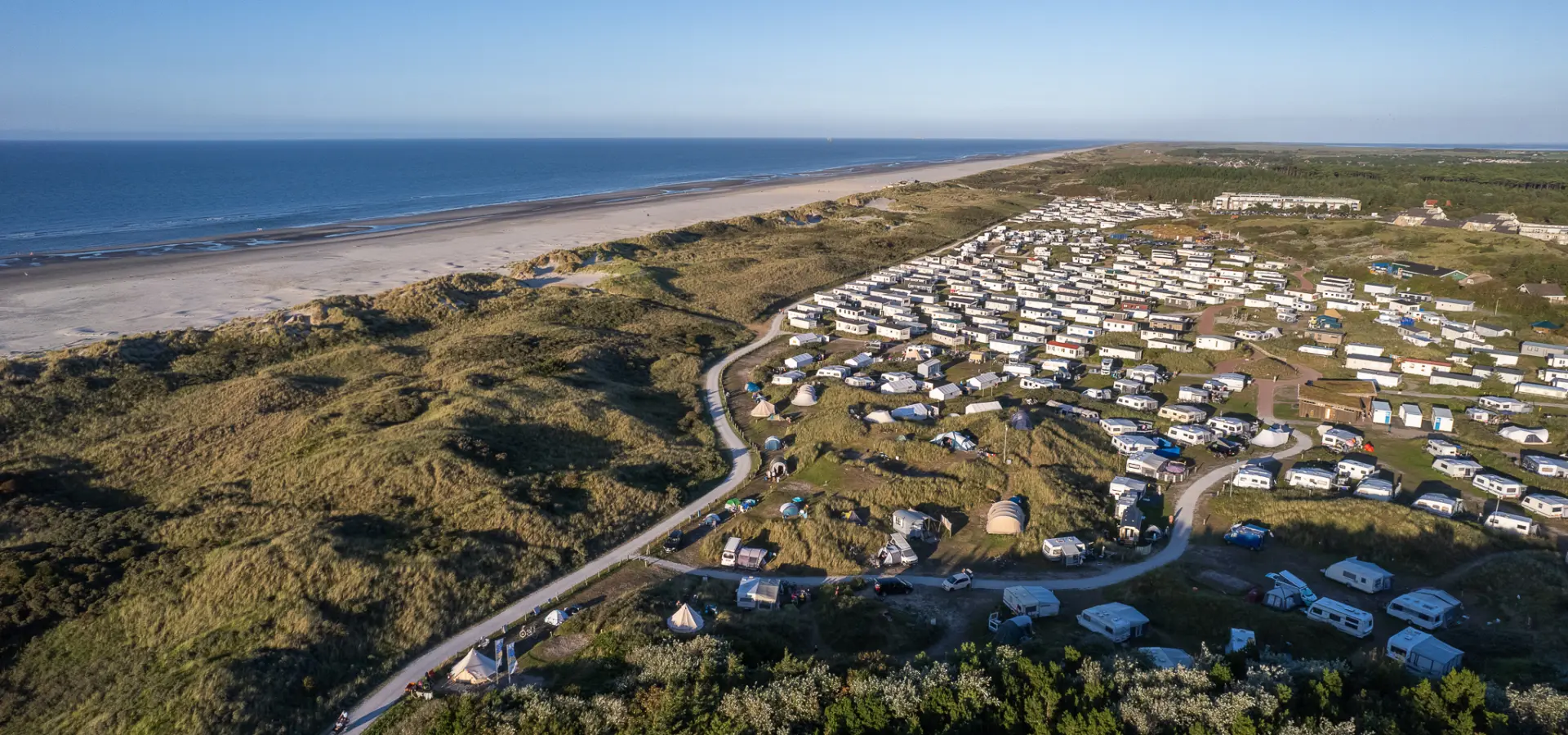 Camping aan zee Ameland