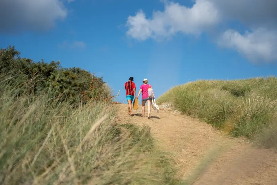 Camping dichtbij het strand Ameland