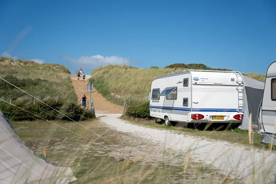 Camping in den dünen ameland